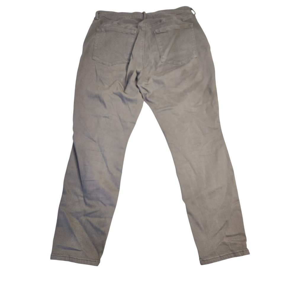Cosmic Blue Love‎ Grey Cargo Utility Pants Women 32P High Rise Slim Straight Leg - Picture 10 of 10